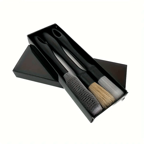 Kit de 3 Brochas de Limpieza Auto Detailing